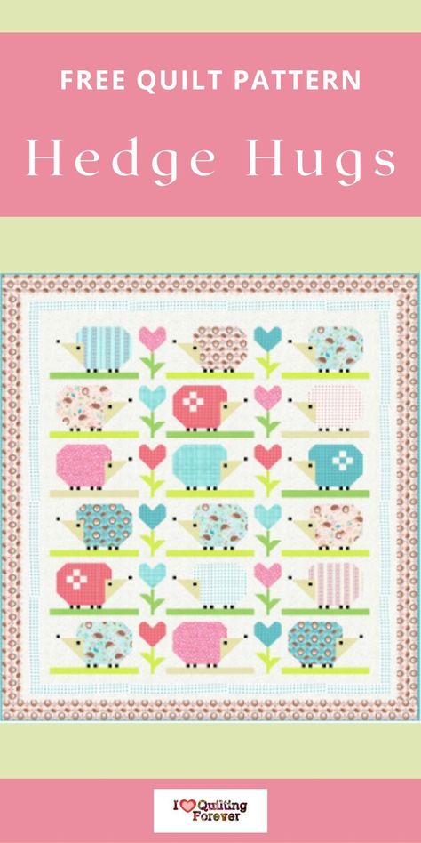 Hedgehog Quilt Pattern Free, Baby Doll Quilts Free Pattern, Children’s Quilt Patterns, Free Baby Quilt Patterns Printables, Free Baby Quilt Patterns Easy, Baby Girl Quilts Patterns Free, Baby Quilts Patterns Free, Quilting Patterns Easy, Baby Quilt Patterns Free