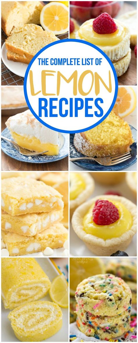 Recipes For Desserts, Cakes And Pies, Crazy For Crust, Lemon Scones, Nice Recipes, Lemon Dessert Recipes, Köstliche Desserts, Lemon Desserts, Lemon Recipes