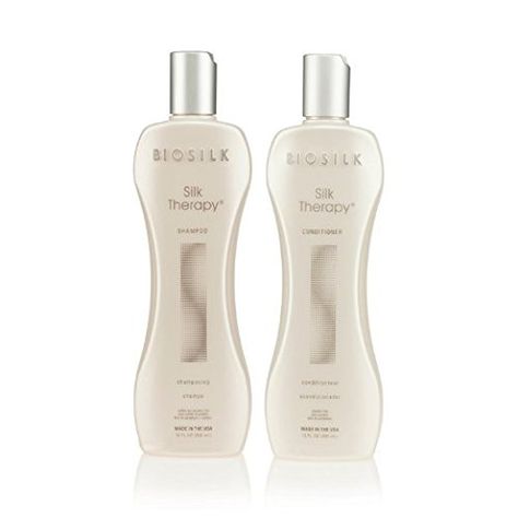 Biosilk Silk Therapy Duo Set Shampoo and Conditioner 12 Oz >>> Click image to review more details.Note:It is affiliate link to Amazon. Hair Oil Recipe, Biosilk Silk Therapy, Silk Therapy, Beauty Therapy, Prevent Wrinkles, Wrinkle Cream, Moisturizing Body Wash, Hair Serum, Ingrown Hair