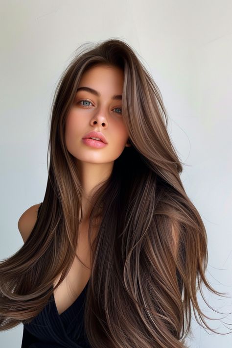 70+ Gorgeous Hair Color Trends For 2024 Herb Products, Medium Shag Hairstyles, Long Sleek Hair, Serum Skincare, Gorgeous Hair Color, Hair Color Purple, Sleek Hairstyles, Hair Haircut, Long Wavy Hair