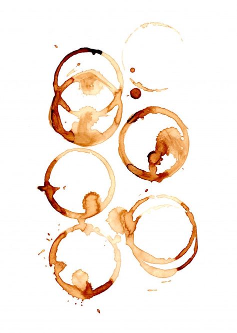 Coffee Designs Art, Coffee Watercolor, Coffee Cup Art, Coffee Stain, Coffee Vector, Coffee Shop Bar, Coffee Drawing, Coffee Roaster, Coffee Painting