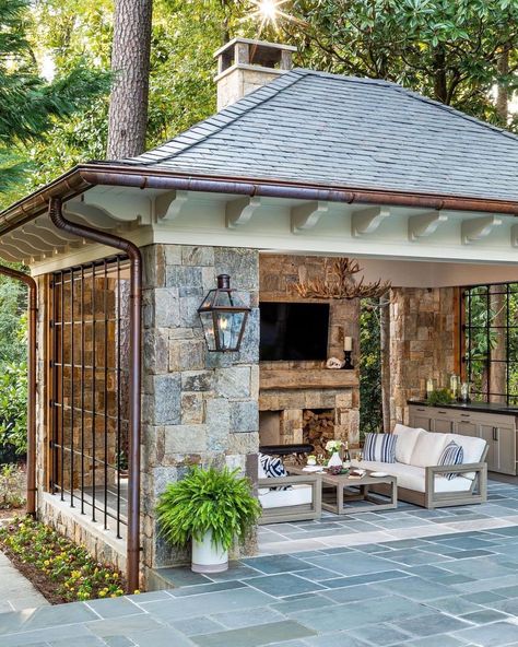 Entry Garden, Pool Pavilion, Outdoor Fireplace Patio, Outdoor Pavilion, Backyard Fireplace, Backyard Pavilion, Backyard Patio Designs, Outdoor Kitchen Design, Outdoor Fireplace