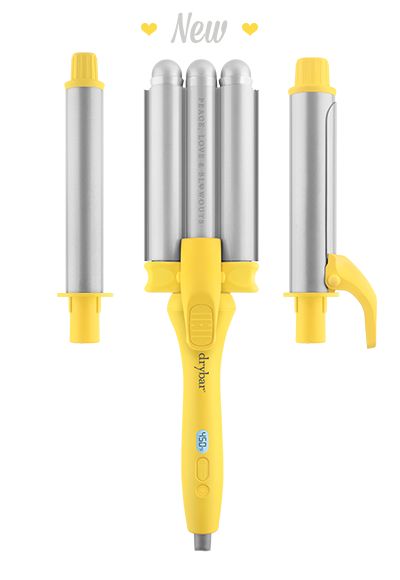 Interchangeable Hair Styling Iron - The Mixologist | Drybar The Perfect Blowout, Different Types Of Curls, Perfect Blowout, Different Curls, Curling Hair With Wand, Styling Iron, Dry Bar, Hair Iron, Beachy Waves