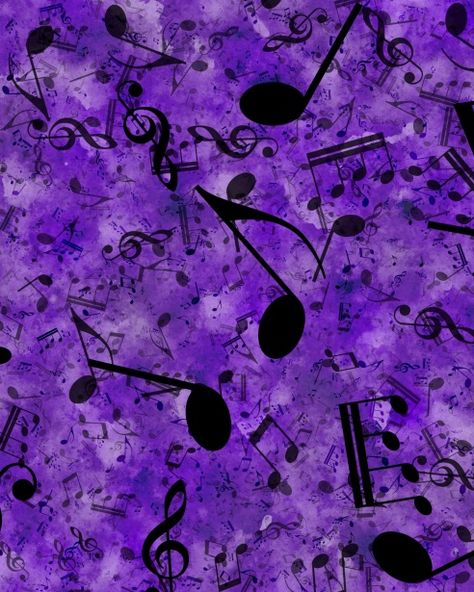 Free image of "Purple Music Background" by Linnaea Mallette Music Instruments Wallpaper, Music Theme Wallpaper, Purple Music Aesthetic, Instruments Wallpaper, Melody Piper, Purple Images, Purple Clock, Purple Music, Tiefling Bard