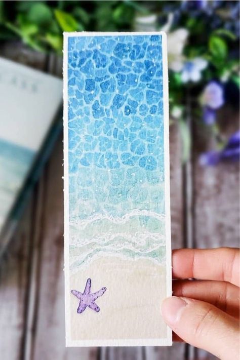 Whether you want to make your own bookmarks at home with the kids OR you need some inspiration and ideas for decorating your own... check out these amazing DIY bookmarks and ideas to get inspired by! #diy #bookmarks #creative Diy Bookmarks Creative, Make Your Own Bookmarks, Bookmarks Ideas, Painted Bookmarks, Crazy Laura, Best Bookmarks, Painting Glass Jars, Handmade Bookmarks Diy, Watercolor Books