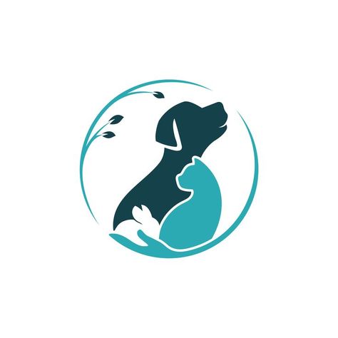 Veterinary Clinic Logo, Pet Sitting Logo, Pet Shop Logo Design, Dog Boutique Ideas, Business Logo Ideas, Animal Shelter Design, Animal Rescue Ideas, Eco Logo Design, Cartoon Logo Design