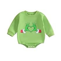 Grinch Clothes, Grinch Baby, Grinch Sweatshirt, Announcement Onesie, Baby Grinch, Grinch Hands, Baby Kostüm, Grinch Party, Boys Christmas Outfits