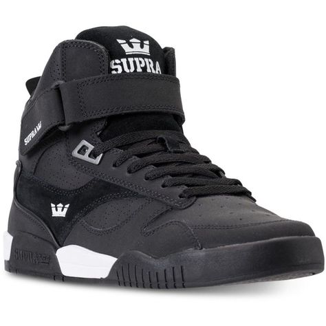 Supra Men's Bleeker High Top Casual Sneakers from Finish Line (319.735 COP) ❤ liked on Polyvore featuring men's fashion, men's shoes, men's sneakers, supra mens shoes, mens high top shoes, mens high top sneakers, mens high tops and mens hi tops Supra Sneakers, Sneakers Guide, Sneakers Design, Supra Shoes, Sports Closet, Men's High Top Sneakers, Sneakers For Men, Trendy Sneakers, Keep Fit