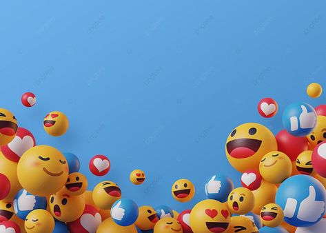 Pile Of Social Media Emoji Network Emoticon Background Emoji Backgrounds, Instagram Emoji, Emoji Stickers, Cartoon Faces, Dragon Design, Social Media Icons, Design Student, Design Skills, Media Design