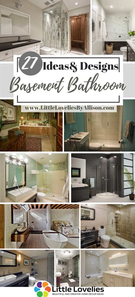 These basement bathroom ideas are derived from the state of the art designs that will leave you surprised. Why Focus On Basement Bathrooms? The only problem with basement bathrooms is the lack of ventilation and lighting. This collectively caters to a dull and gloomy looking bathroom that nobody prefers using. Bathrooms are areas for relaxing and unwinding after a tiring day at work, so you might as well spend a #BasementBathroom Basement Bathroom Renovations, Basement Bathrooms Remodel, Basement Bathroom Remodel Ideas, Bright Basement Bathroom, Basement Spa Bathroom, Low Ceiling Basement Bathroom, Bathroom Basement Ideas, Low Ceiling Bathroom Ideas, Basement Bathroom Ideas No Window