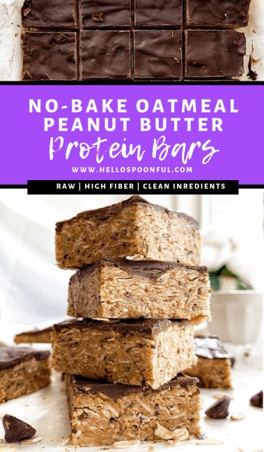 Oatmeal Protein Bars, Oatmeal Protein, Healthy Protein Bars, Peanut Butter Protein Bars, Breakfast Oatmeal Recipes, Protein Bars Homemade, Protein Dinner, Protein Bar Recipes, Protein Muffins