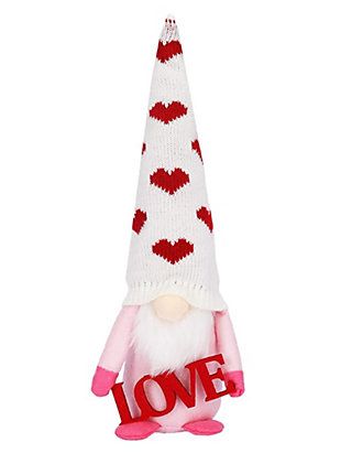 Santa's Workshop 14" Love Gnome | belk Golden Arrow, Spell Love, Love Gnome, Tall Hat, Undying Love, Valentines Day Dresses, Santa's Workshop, Wooden Gift Boxes, Fair Isle Knitting