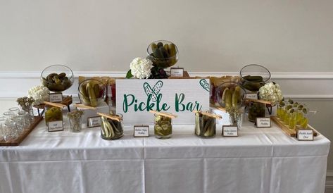 Pickle Addicts (Not So) Anonymous | I need a pickle bar at my wedding. | Facebook Pickle Bar Wedding, Pickle Bar, Bar Wedding Reception, Cow Birthday Parties, Christmas Pickle, Cow Birthday, Bar Wedding, Wedding Bar, Bar Signs