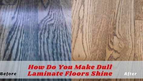 Dull-laminate floor shine rejuvenation Shine Laminate Floors, Shiny Floors, Faux Wood Flooring, Floor Restoration, Laminate Floors, Dust Mop, Linoleum Flooring, Diy Flooring, Cleaning Ideas