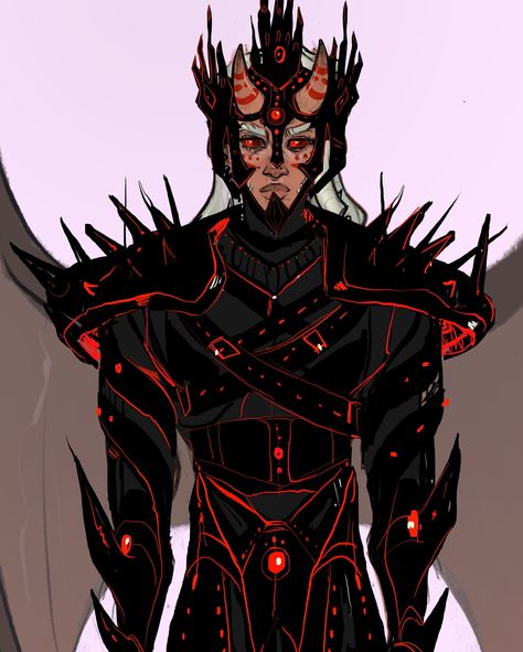 Ashmedai - oc design ♠️ Asmodeus or Ashmedai, as based on Lesser Key of Solomon is one of the Leaders of the Seven Kingdoms of Hell. He is associated with the cardinal sin of lust and punishes those who give in to their carnal desires. Im just playing around creating lore and characters for a yet unnamed story. He has a high role in the demonic hierarchy, and behaves very much like an indulgent, dastardly royal. He has 72 legions of demons under his command and is one of the Kings of Hell... Demonic Hierarchy, Lesser Key Of Solomon, Key Of Solomon, Seven Kingdoms, Oc Design, The Kings, The Seven, Key, Quick Saves