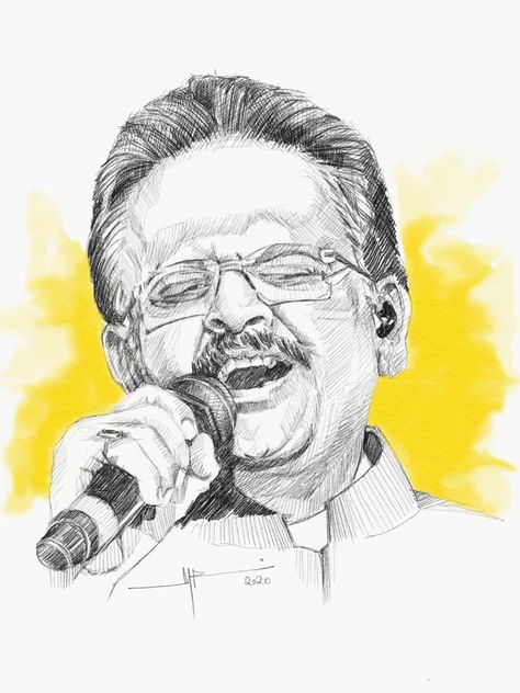 Spb Singer, Old Film Stars, Stencil Graffiti, Bengali Art, Pencil Drawings Of Girls, Pencil Work, Pencil Portraits, Krishna Drawing, Photography Studio Background