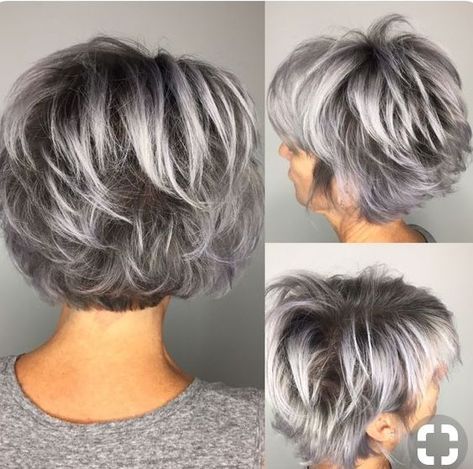 Remy Hair Wigs, Transition To Gray Hair, Short Grey Hair, Gray Hair Highlights, Short Hair Wigs, Mom Hairstyles, Grey Hair Color, Gray Hair, Grey Hair