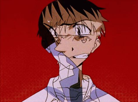 Neon Genesis GIF - Neon Genesis Evangelion - Discover & Share GIFs Shinji Ikari, Genesis Evangelion, Neon Genesis, Neon Genesis Evangelion, An Anime, Anime Character, A Man, Gif, Neon