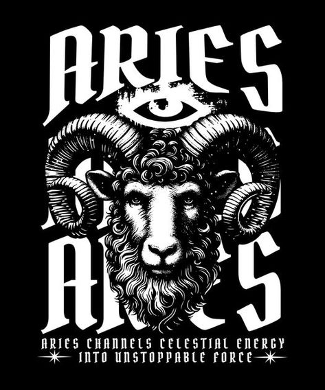 Zodiac aries T-Shirt Design Template T Shirt Design Ideas Creative, Aries Logo, Aries Art, Streetwear Tshirt Design, Owl Graphic, Amoled Wallpapers, T Shirt Design Template, Design Techniques, Zodiac Aries