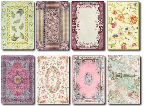 Blooming Rosy: Vintage and Shabby Chic Rugs • Sims 4 Downloads Sims 4 Cc Coquette Furniture, S4cc Furniture, Sims 4 Rugs Cc, Sims 4 Shabby Chic, Sims 4 Vintage, Shabby Chic Rugs, Shabby Chic Rug, Cottage Rugs, Summer Living Room