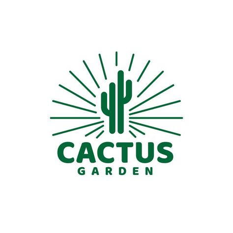 Cactus Logo Design Ideas, Cactus Icon, Cactus Logo, Trailer Logo, Oasis Logo, Cactus House, Garden Logo, Plant Logo, Art Studio Storage