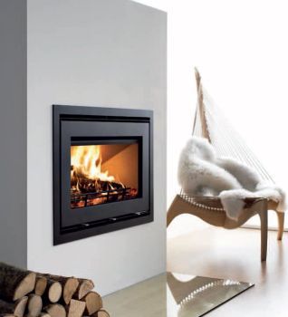 Inset Wood Burning Stoves & Wood Burners | Direct Stoves | Direct Stoves Wood Stove Decor, Wood Fireplace Inserts, Stove Decor, Wood Burning Fireplace Inserts, Inset Stoves, Contemporary Fireplace, Wood Fireplace, Glass Floor, Wood Burner