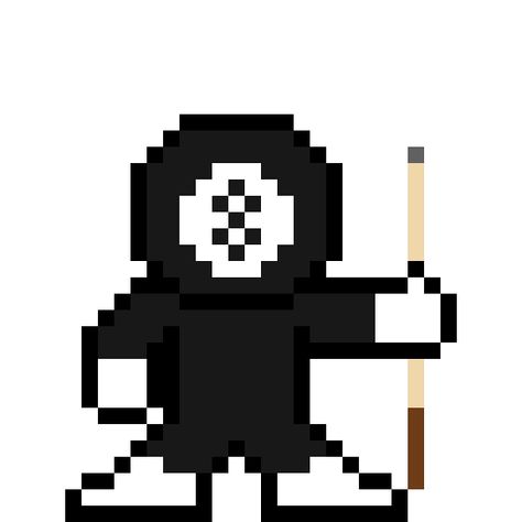 8 Ball, 8 Bit, Pixel Art, Darth Vader, Marvel, Art