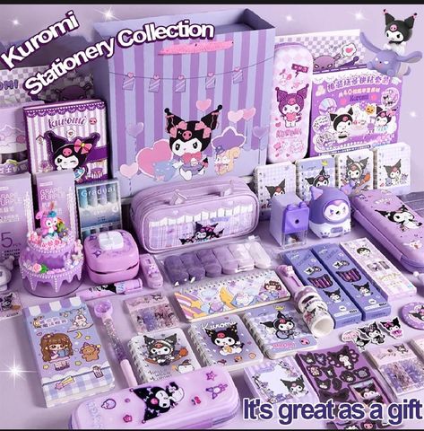 D8 Mega Campaign is coming! Look at this great deal!
Product Name:  Kids Kuromi Cartoon School Supply Stationery Set, Pencil Box Pencils and Pencil Sharpener Ruler Set Notebook Gift Present Birthday Party
Product Price:  ₱261
Discount Price:  ₱186.39
https://s.lazada.com.ph/s.lzrma?cc Kuromi School Supplies, Sanrio Stationary, Kuromi Sticker, Kuromi Stuff, Kuromi Cartoon, Ruler Set, Journal Diy, Notebook Gift, Luxury Stationery