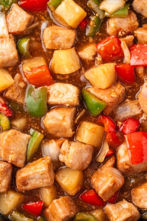 Sweet N Sour Pork Chops, Sweet And Sour Pork Chops Easy, Sweet And Sour Pork With Leftover Pork, Sweet And Sour Pork Tenderloin Recipes, Healthy Sweet And Sour Pork, Sweet And Sour Pork Stir Fry Recipes, Pork Sweet And Sour Recipes, Sweet & Sour Pork, Sweet And Sour Pork Easy