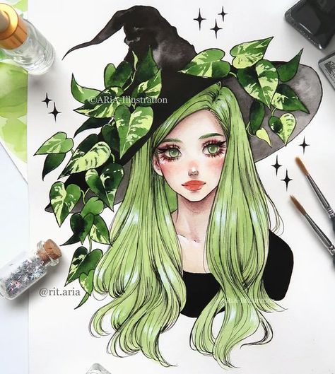 Witchy Art, Anime Lineart, Cool Pencil Drawings, Easy Canvas Art, Diy Artwork, Fairytale Art, Dragon Drawing, Art Drawings Sketches Creative, Coloring Book Art