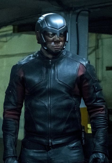 John Diggle | Spartan (David Ramsey in Arrow, Season 6, 2017) Arrow Season 6, Gossip Girl Season 1, Harrison Ford Indiana Jones, Leather Costume, Good Luck Chuck, John Diggle, David Ramsey, Team Arrow, Celebrities Leather Jacket