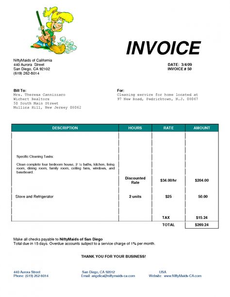 printable cleaning bill invoice | services invoice | ideas for the house maid service invoice template sample Cleaning Invoice, Invoice Sample, Invoice Example, Invoice Template Word, Estimate Template, Office Templates, Bill Template, Templates Free Design, Receipt Template