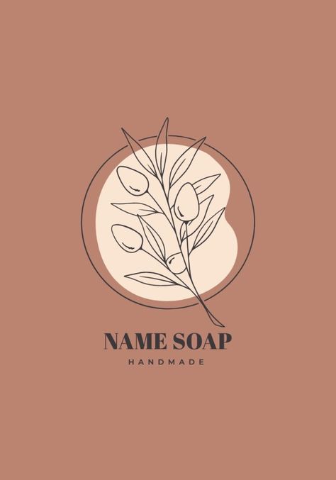 Logo For Soap Business, Soap Label Template, Soap Logo, Soap Labels Template, Bath Bubbles, Soap Labels, Making Stuff, Circle Logos, Label Templates