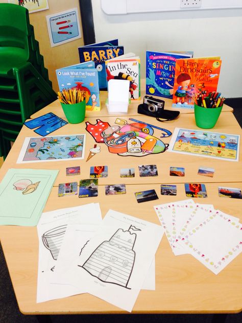 Seaside writing What The Ladybird Heard At The Seaside, Seaside Eyfs Activities, Seaside Eyfs, Seaside Activities, Eyfs Activities, Lighthouse Keeper, Sea Side, Year 1, Summer Holiday