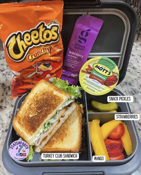 9th Grade Lunch Ideas, 6th Grade Lunch Ideas, Zoo Lunch Ideas, Cute Lunch Boxes For Teens, Fast Lunch Ideas For Work, Easy Adult Lunches, Easy Lunches For School, Aesthetic Lunch Ideas For School, Adult Bento Box Lunch Ideas