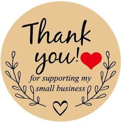 Support Small Business Quotes, Business Thank You Notes, Small Business Stickers, Sewing Quotes, Kraft Labels, Business Slogans, Small Business Quotes, Cake Logo Design, Small Business Cards