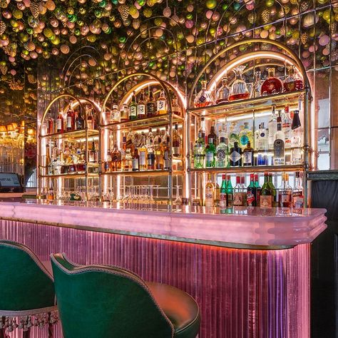 Harry’s Bar Mayfair on Instagram: “It is with a heavy heart that as of 10pm this evening, we will be closing Harry’s Bar for four weeks. Stay safe and well, and we look…” Girly Bar, Bookstore Cafe, Pink Bar, Bar Inspiration, Cocktails Bar, No Bad Days, Heavy Heart, Bar Interior, Basement Bar