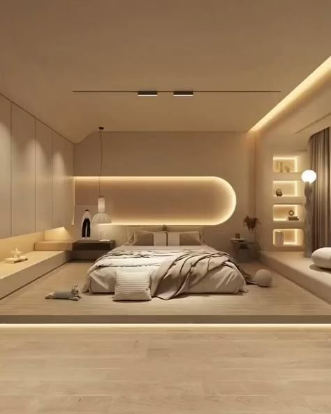 Modern Bedroom Ceiling Design, Modern Bedroom Ceiling, Small Modern Bedroom, Royal Bedroom Design, Unique Bedroom Design, House Interior Design Styles, House Floor Design, Hotel Room Design, Kids Interior Room