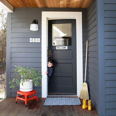 Beach cabin exterior