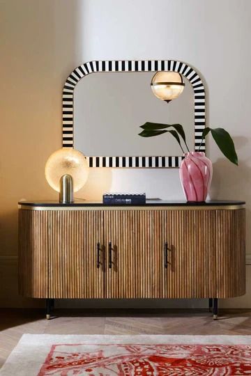 Shelving & Storage | Rockett St George Childrens Bedroom Wallpaper, Mango Wood Sideboard, Rockett St George, Living Room Essentials, Large Sideboard, Side Board, Wooden Sideboard, Set Of Drawers, Black Bamboo