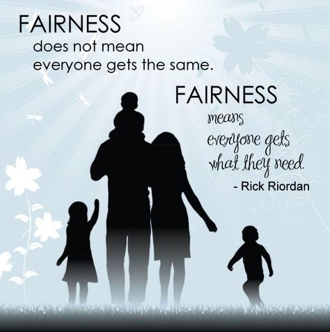 “Fairness does not mean everyone gets the same. Fairness means everyone gets what they need.” Rick Riordan (post includes free printable) Citation Parents, Fair Quotes, Barbie Quotes, Special Words, Parenting Quotes, Quotes For Kids, Good Thoughts, Word Art, Teaching Kids