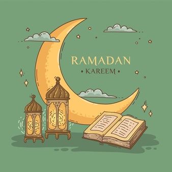 Premium Vector | Flat ramadan illustration Ramadan Aesthetic Drawing, Ramadan Kareem Illustration, Ramadan Illustration Art, Ramzan Drawing, Ramadan Poster Ideas, Ramadan Drawings, Ramadan Drawing Ideas, Anime Ramadan, Drawing Ramadan