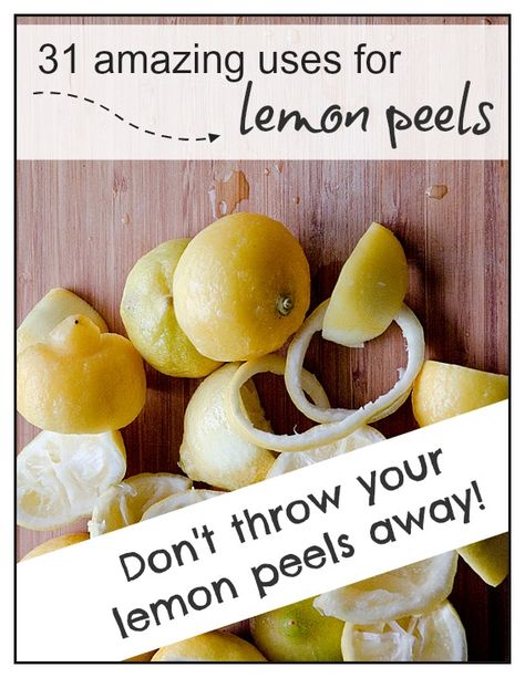 31 ways to use a lemon peel Things To Do With Lemons, Lime Benefits, Tensor Rings, Lemon Peels, Lemon Uses, Lemon Peel, Lemon Recipes, Food Tips, Back To Nature