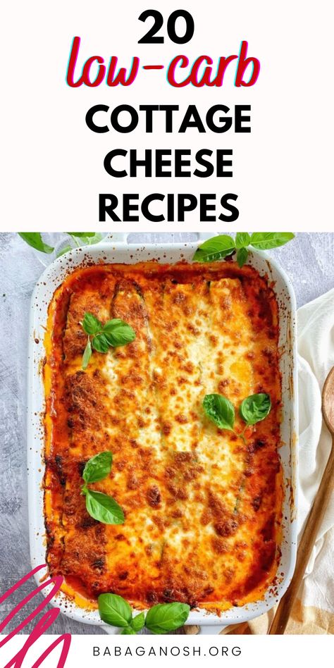 This list of Low Carb Cottage Cheese Recipes has both sweet and savory ideas, perfect to satisfy any craving. Many of these recipes are quick and easy, or no-cook at all. This list has gluten-free cottage cheese recipes, and both comfort food cottage recipes and light and healthy cottage cheese recipes. Be sure to SAVE this pin for later! Shredded Tortilla Cottage Cheese Chicken, Hamburger Meat Recipes With Cottage Cheese, Using Cottage Cheese Instead Of Ricotta, Cottage Cheese Cake Low Carb, Cooked Cottage Cheese, Keto Meals With Cottage Cheese, Cottage Cheese And Fruit Breakfast, Potatoes And Cottage Cheese, Cottage Cheese Rice Recipes