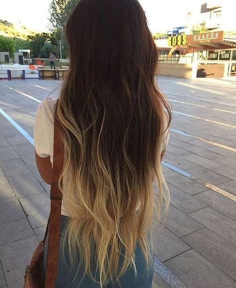 ombres Hair Ombre Ideas, Brown Hair Ombre, Long Ombre Hair, Brown Ombre Hair Color, Best Ombre Hair, Brown Ombre Hair, Bronde Hair, Ombre Hair Blonde, Colour Collection