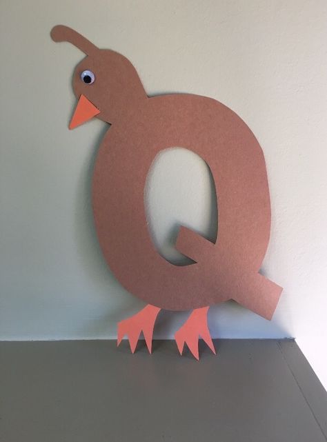 Q For Quail, Q Is For Quail Craft, Q Letter Craft Preschool, Q Is For Craft, Q Is For, Letter Q Crafts For Preschoolers, Letter Q Craft, Q Is For Quail, Aa Letter