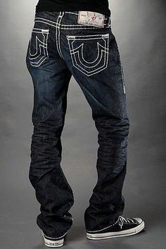 True Religion Men on Pinterest True Religion Jeans Outfit, True Religon Jeans, True Religion Outfits, True Religion Jeans Men, Materialistic Things, Dude Style, White Jeans Men, Jean Jacket Outfits, Fashion Terms