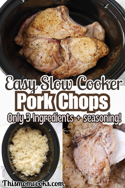 Saurkraut And Pork Chops Slow Cooker, Pork Chops And Sauerkraut In The Crock Pot, Crock Pot Pork Chops And Sauerkraut, Crockpot Pork And Sauerkraut Slow Cooker, Pork Loin And Sauerkraut Crockpot Easy Recipes, Pork Chops Sauerkraut Crockpot, Sauerkraut And Porkchops, Pork And Sauerkraut Crockpot Easy, Slow Cooker Pork Chops And Sauerkraut