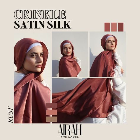 Add a touch of elegance to your festive look with Airah the Label’s stunning Crinkle Silk hijabs! Made from a luxurious blend of lightweight, finely textured silk with a subtle sheen, these hijabs are perfect for making a statement. And the best part? They’re wrinkle-free and drape flawlessly, ensuring you look and feel amazing all day long! Festive Look, Wrinkle Free, The Label, Festival, Silk, Quick Saves