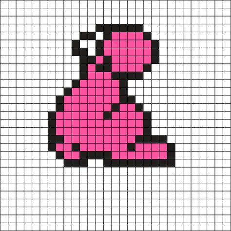 Pink Nerds Perler Bead Pattern / Bead Sprite Dice Perler Bead Pattern, Perler Bead Rave Patterns, Zombie Perler Bead Patterns, Perler Beads Designs Pattern Easy, 29x29 Perler Bead Patterns, Perler Bead Sprites, Purple Perler Bead Patterns, Perler Bead Patterns Mini, Small Pearler Beads Patterns